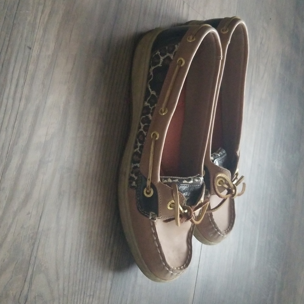 Sperry Top Sider Cheetah & Glitter Print
